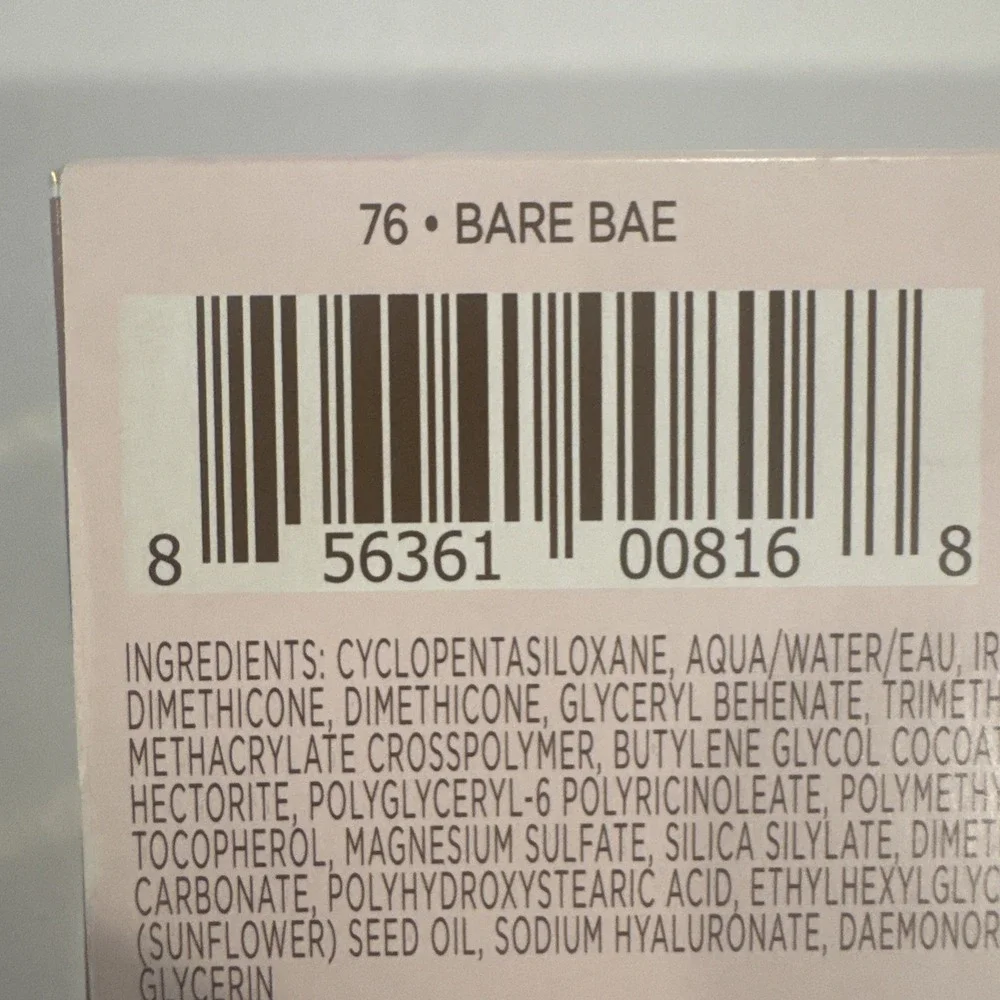 Pretty Vulgar Cool AF Foundation 1.18 Oz. 76 Bare Bae 01B5 NIB
